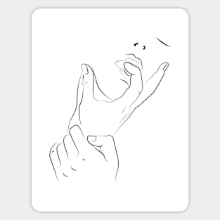 Feeling It - Erotic Illustration Sticker